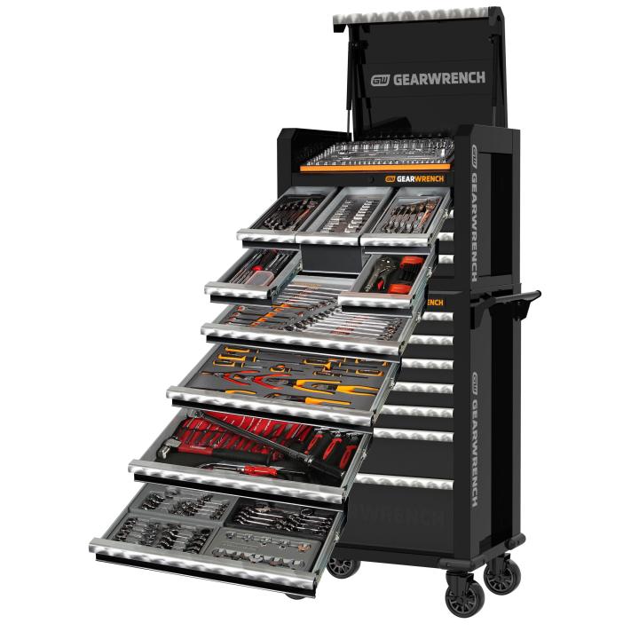 312 Piece Combination Tool Kit 28 Tool Chest Trolley Gearwrench